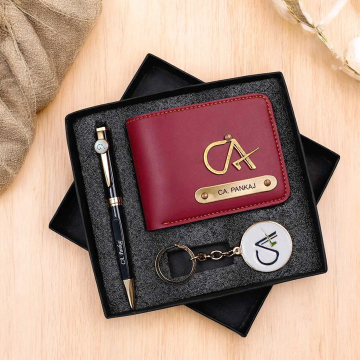 Personalized Wallet, Pen &amp; Keychain for CA