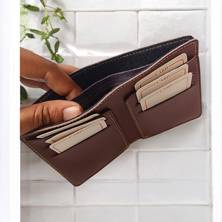 Personalized Urban Edge Vertical Wallet for Men