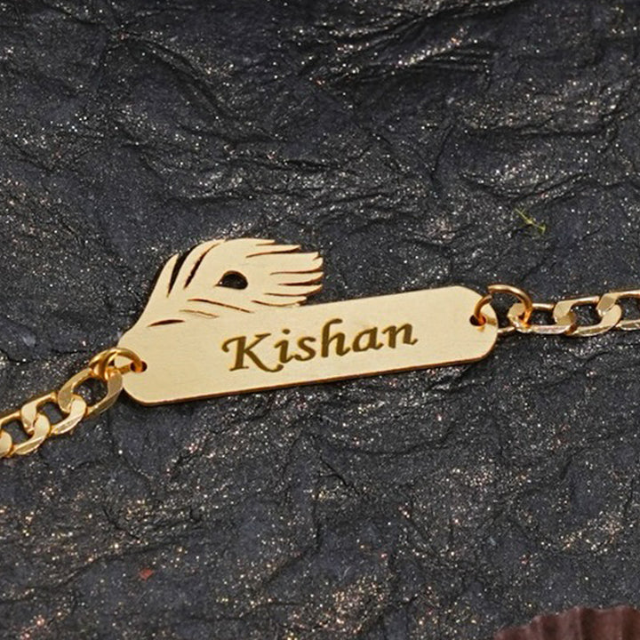 Krishan - Customised Name Rakhi