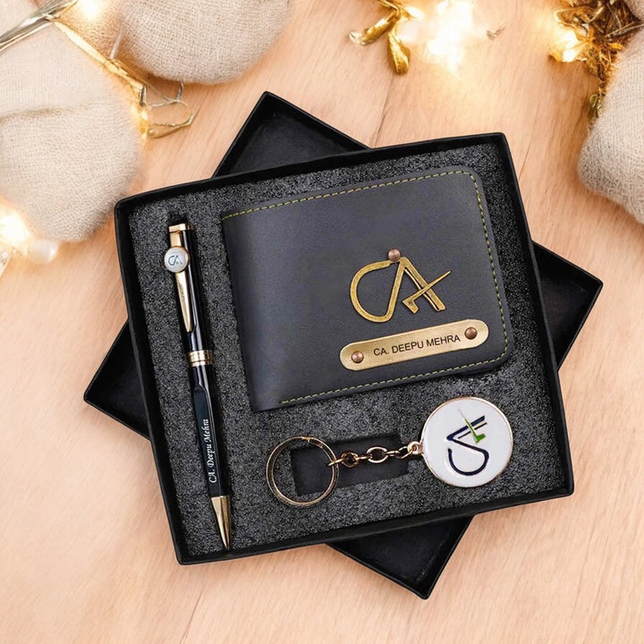 Personalized Wallet, Pen &amp; Keychain for CA