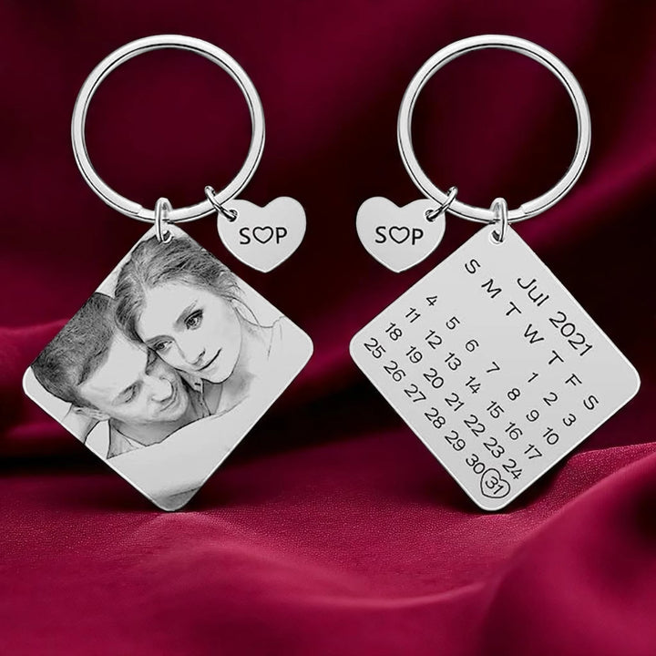 Personalized Calendar & Photo Keychain