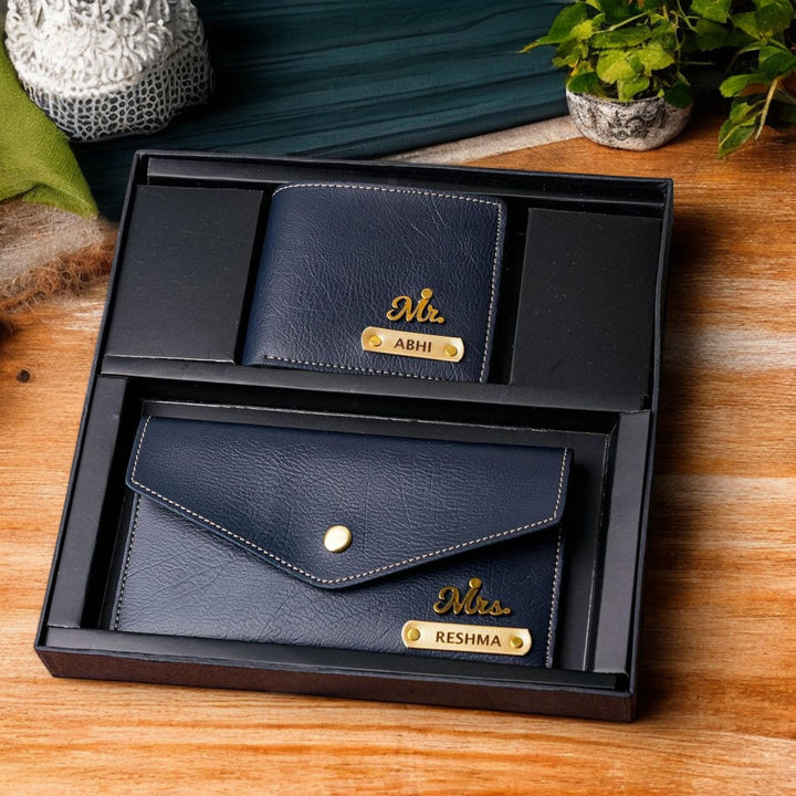Personalized Couple Wallet Combo