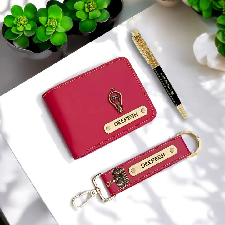 Wallet + Pen + Keychain Combo 2.0