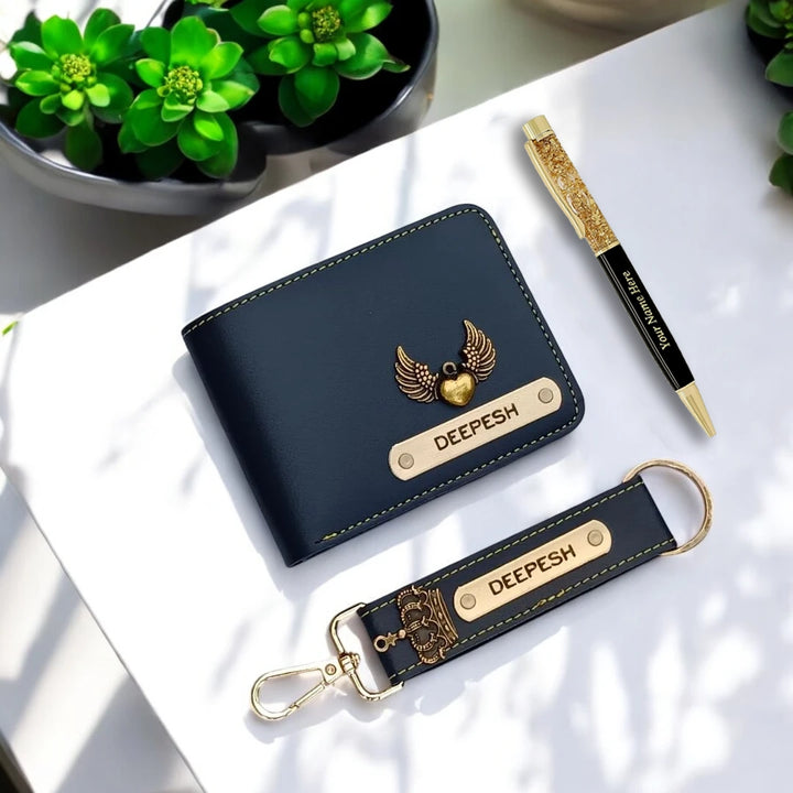 Wallet + Pen + Keychain Combo 2.0